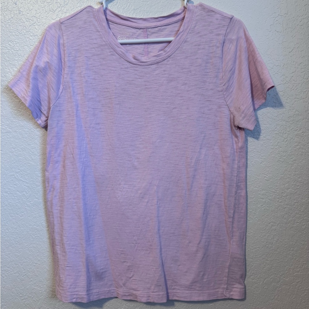 J. Crew girlfriend tee lilac purple medium